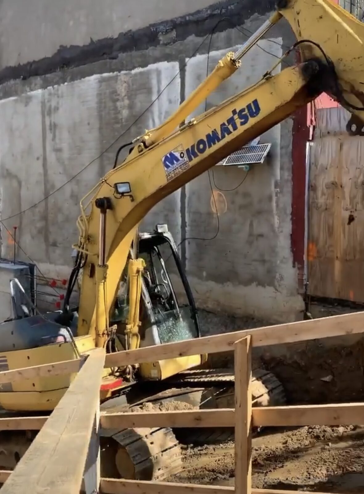 Active construction site